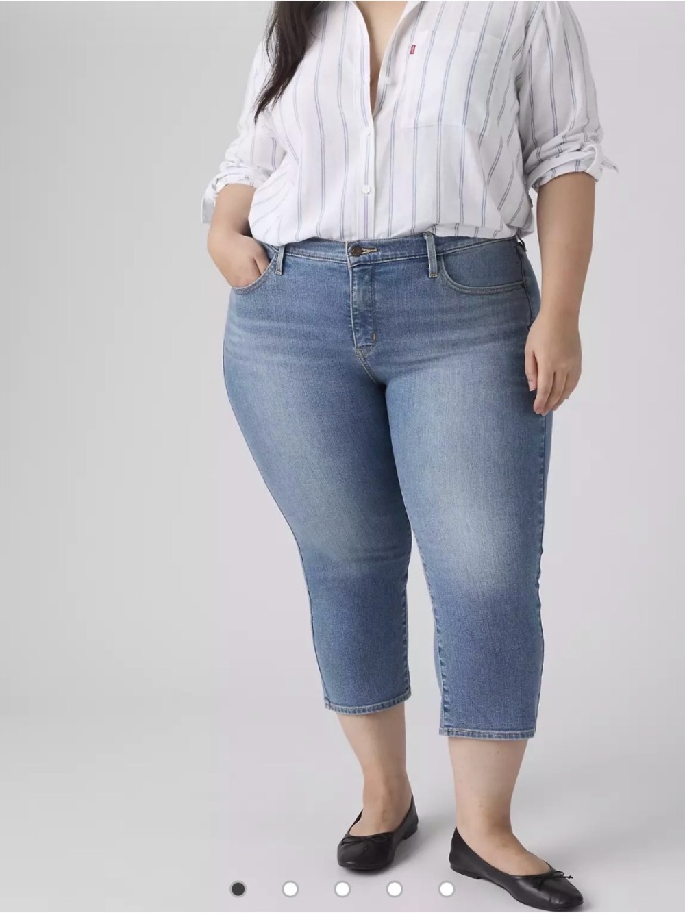 Levi’s 311 SHAPING SKINNY CAPRI WOMEN'S JEANS  size 20W (PLUS SIZE)